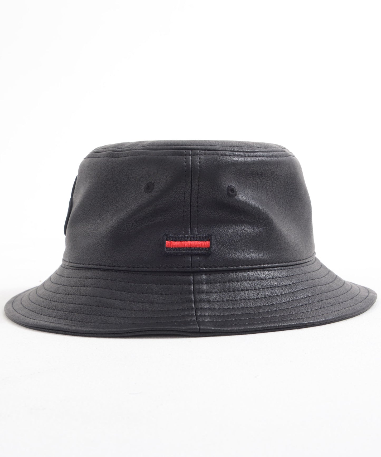 "FB" FAUX LEATHER BUCKET HAT/エコレザーバケットハット【FAM-51902】