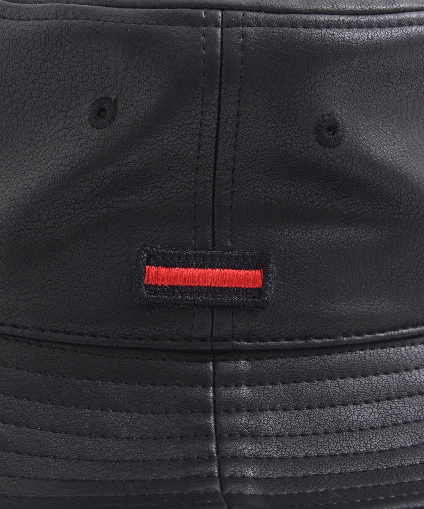 "FB" FAUX LEATHER BUCKET HAT/エコレザーバケットハット【FAM-51902】