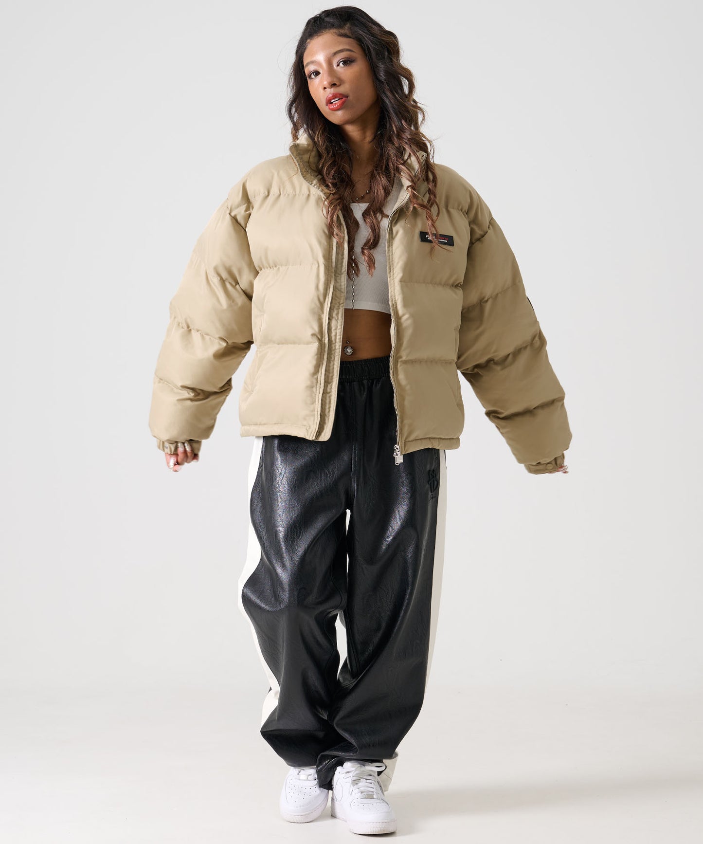 【NEW】【9月下旬発送予定】SHORT NYLON TWILL PUFFER JACKET/ショートナイロンツイルパファージャケット【FAM-52303】
