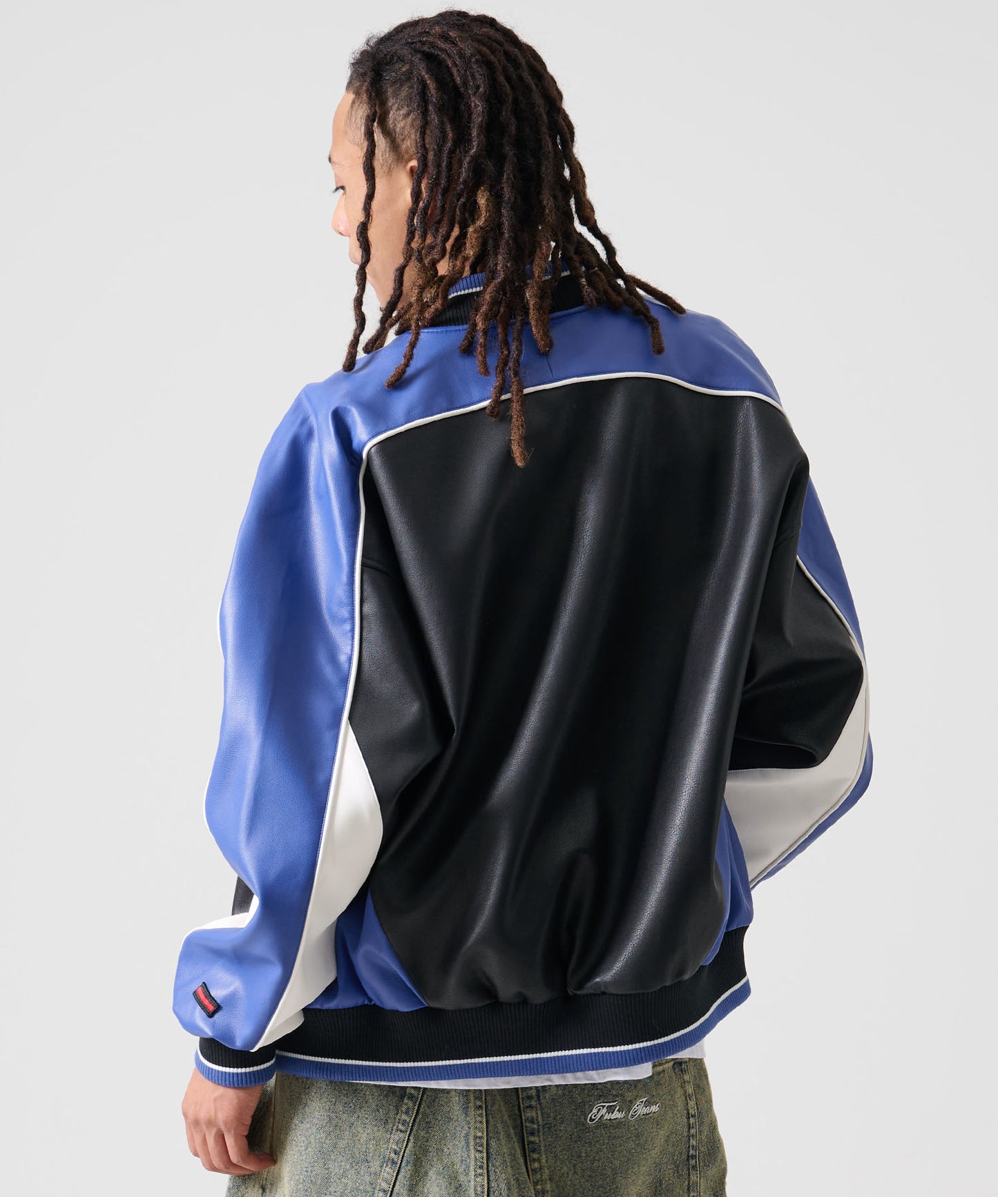 【NEW】【9月下旬発送予定】FAUX LEATHER GAME JACKET/フェイクレザー ゲームジャケット【FAM-52306】