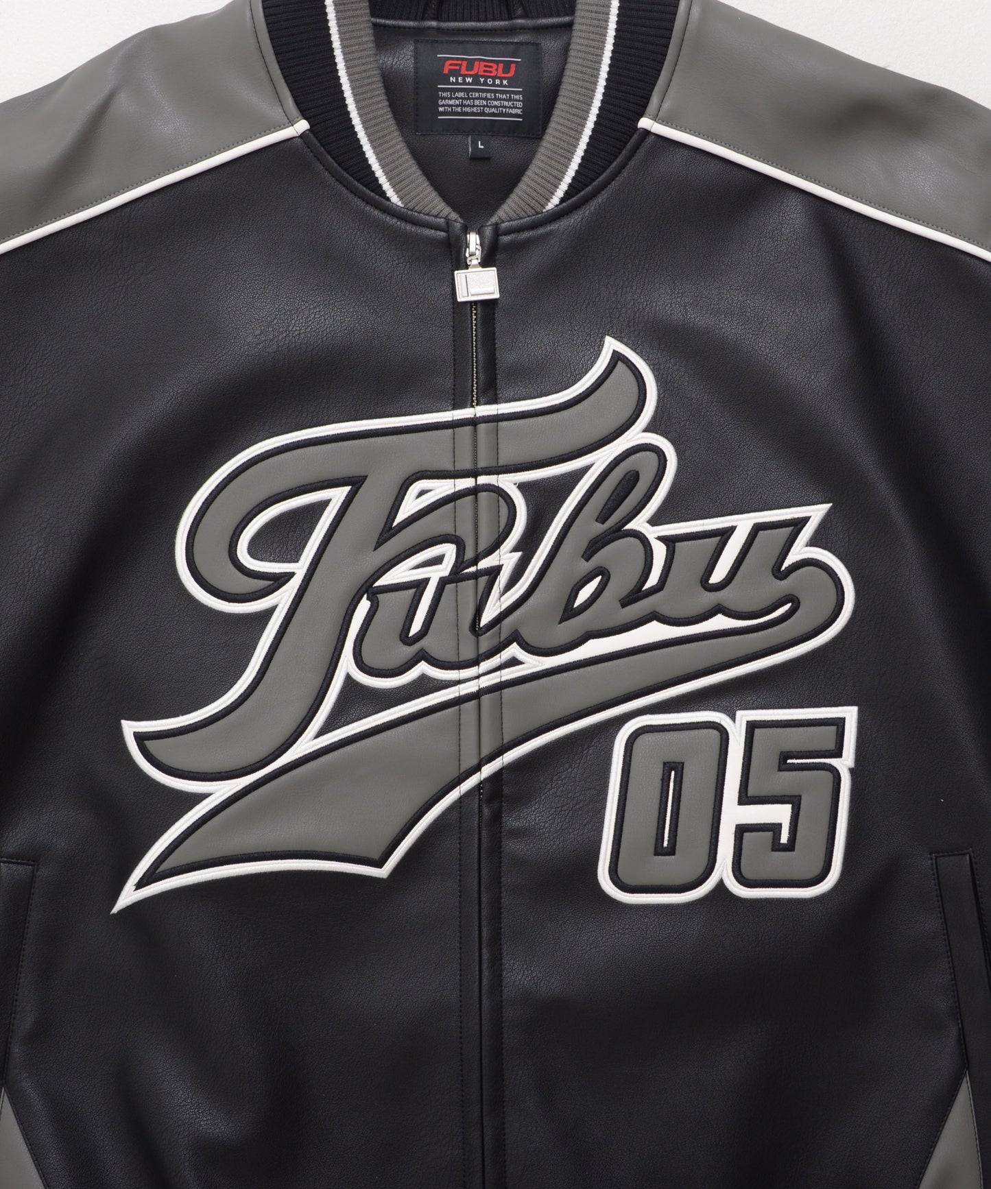 【NEW】【9月下旬発送予定】FAUX LEATHER GAME JACKET/フェイクレザー ゲームジャケット【FAM-52306】