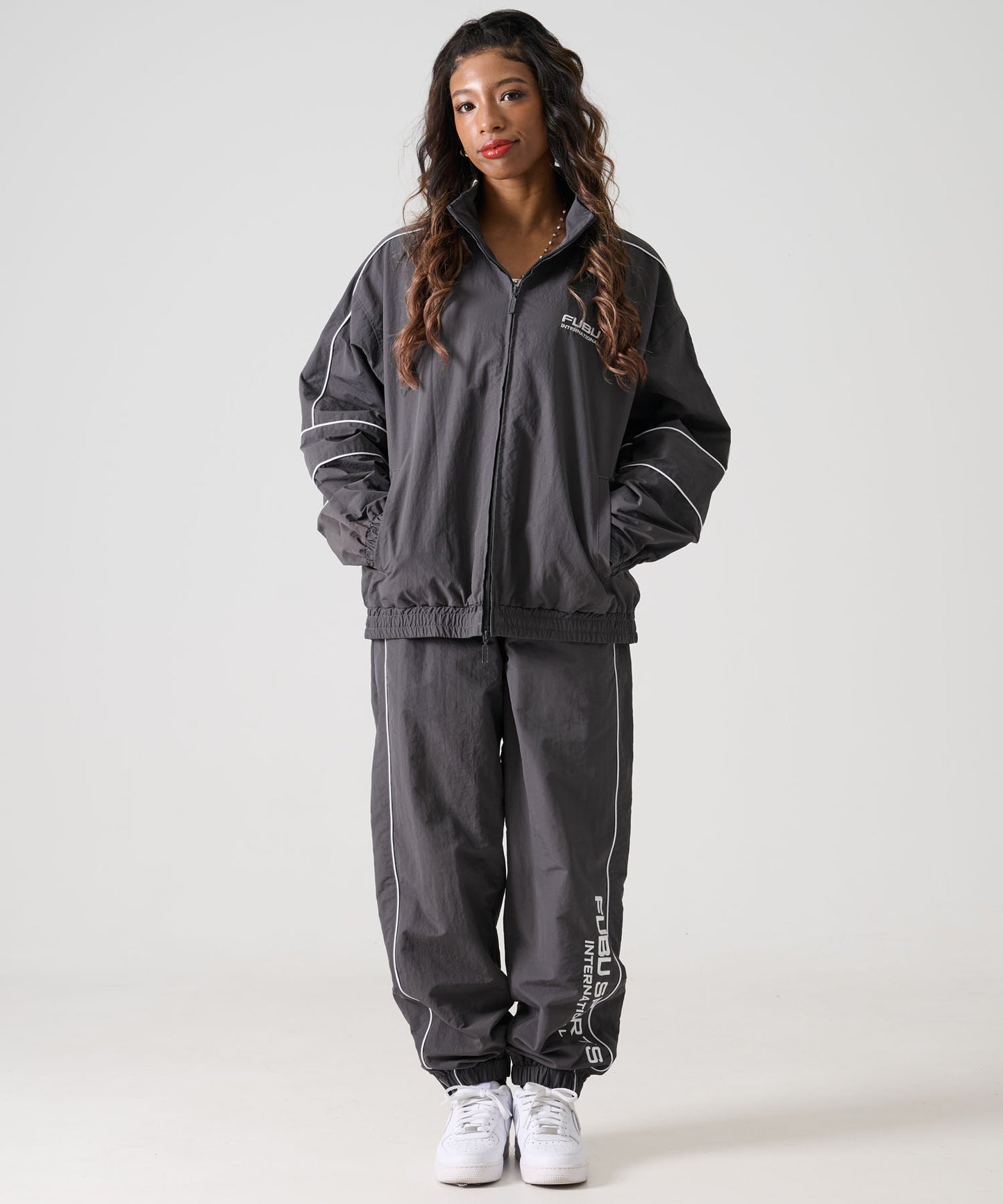 【NEW】NYLON TRACK JACKET/ナイロン トラックジャケット【FAM-52308】