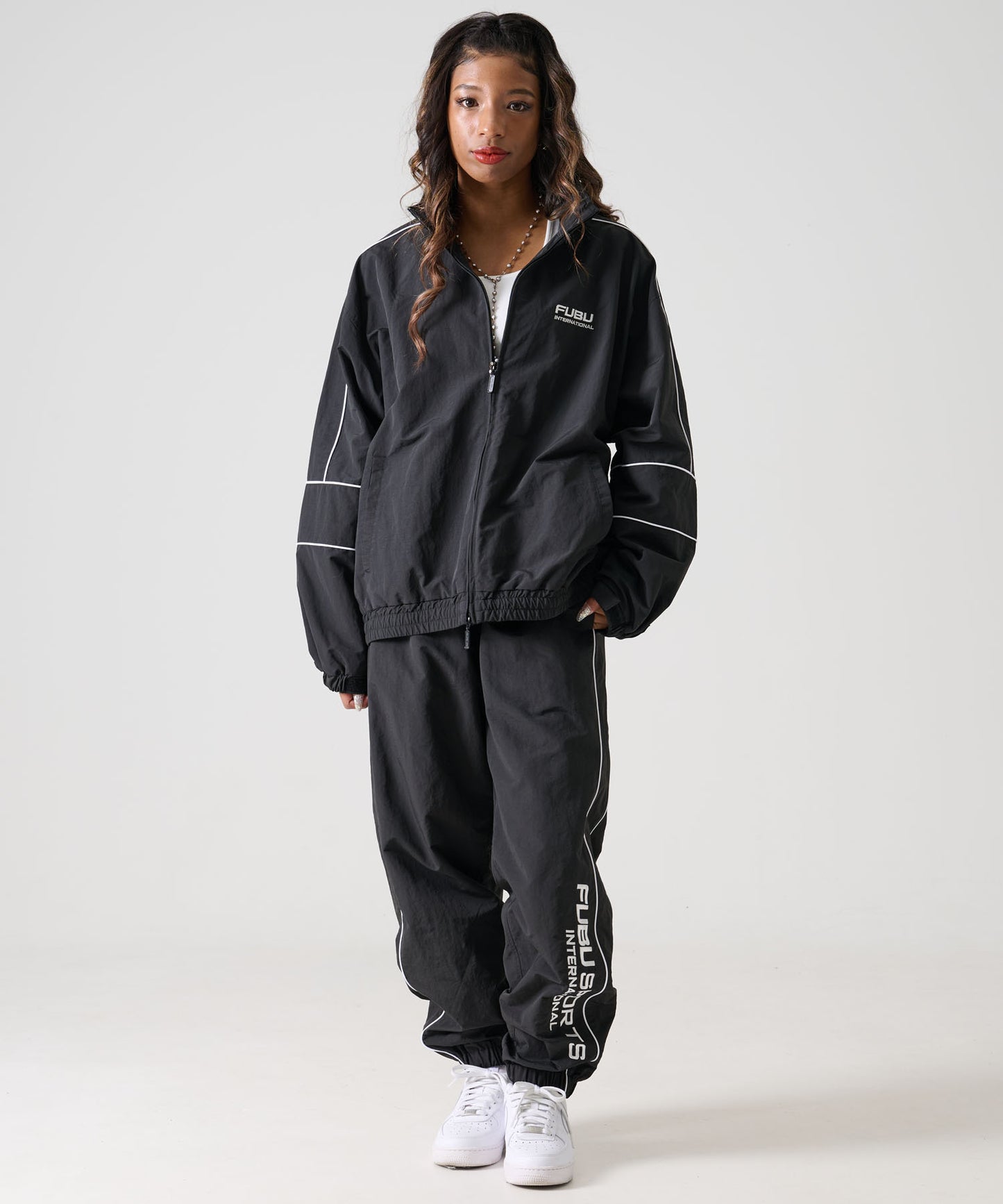 【NEW】NYLON TRACK PANTS/ナイロン トラックパンツ【FAM-52509】