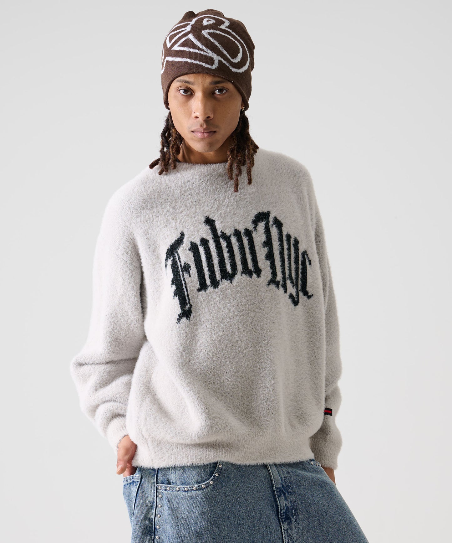 【NEW】【10月上旬発送予定】SHAGGY KNIT CREW/シャギーニットクルー【FAM-52712】