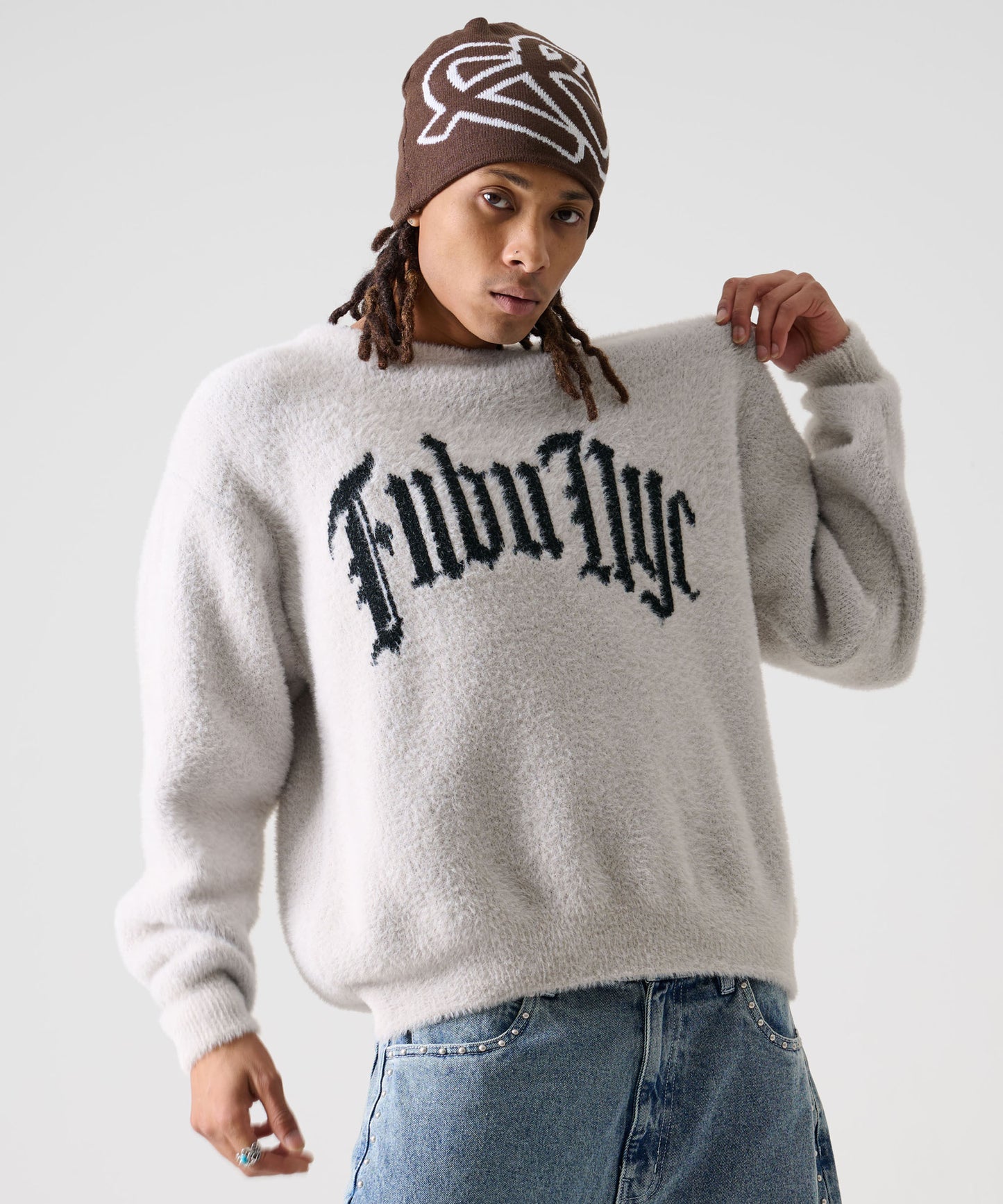 【NEW】【10月上旬発送予定】SHAGGY KNIT CREW/シャギーニットクルー【FAM-52712】