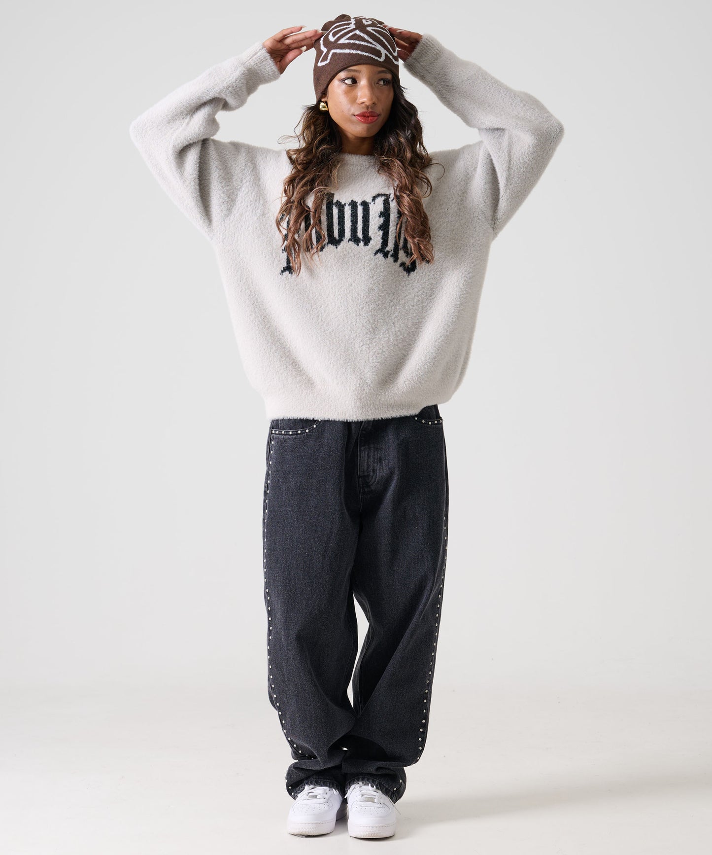 【NEW】【10月上旬発送予定】SHAGGY KNIT CREW/シャギーニットクルー【FAM-52712】
