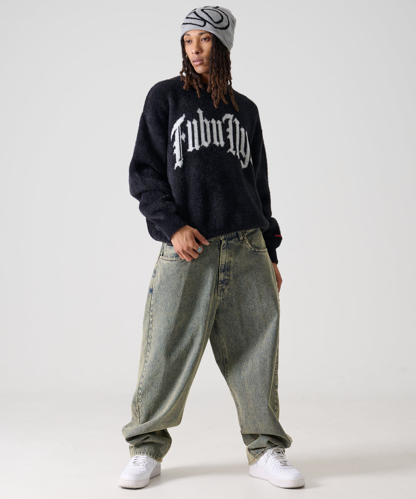 【NEW】【10月上旬発送予定】SHAGGY KNIT CREW/シャギーニットクルー【FAM-52712】