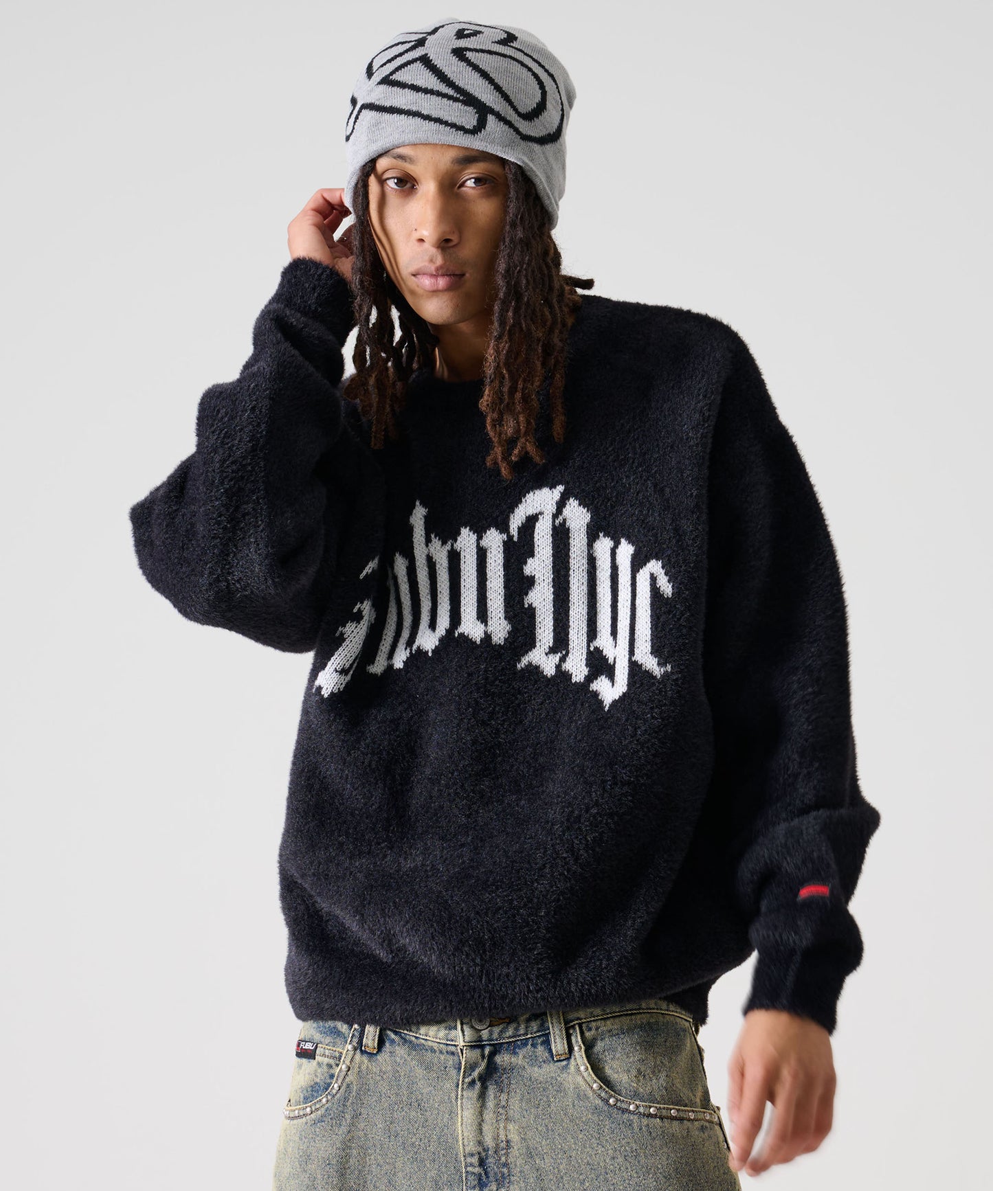 【NEW】【10月上旬発送予定】SHAGGY KNIT CREW/シャギーニットクルー【FAM-52712】