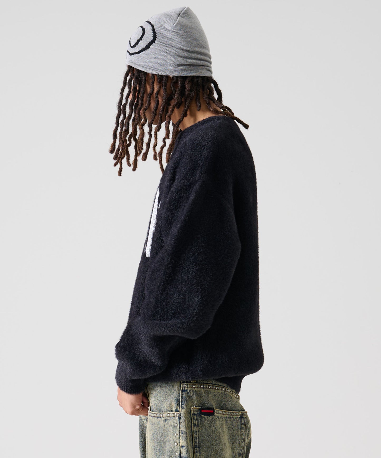 【NEW】【10月上旬発送予定】SHAGGY KNIT CREW/シャギーニットクルー【FAM-52712】