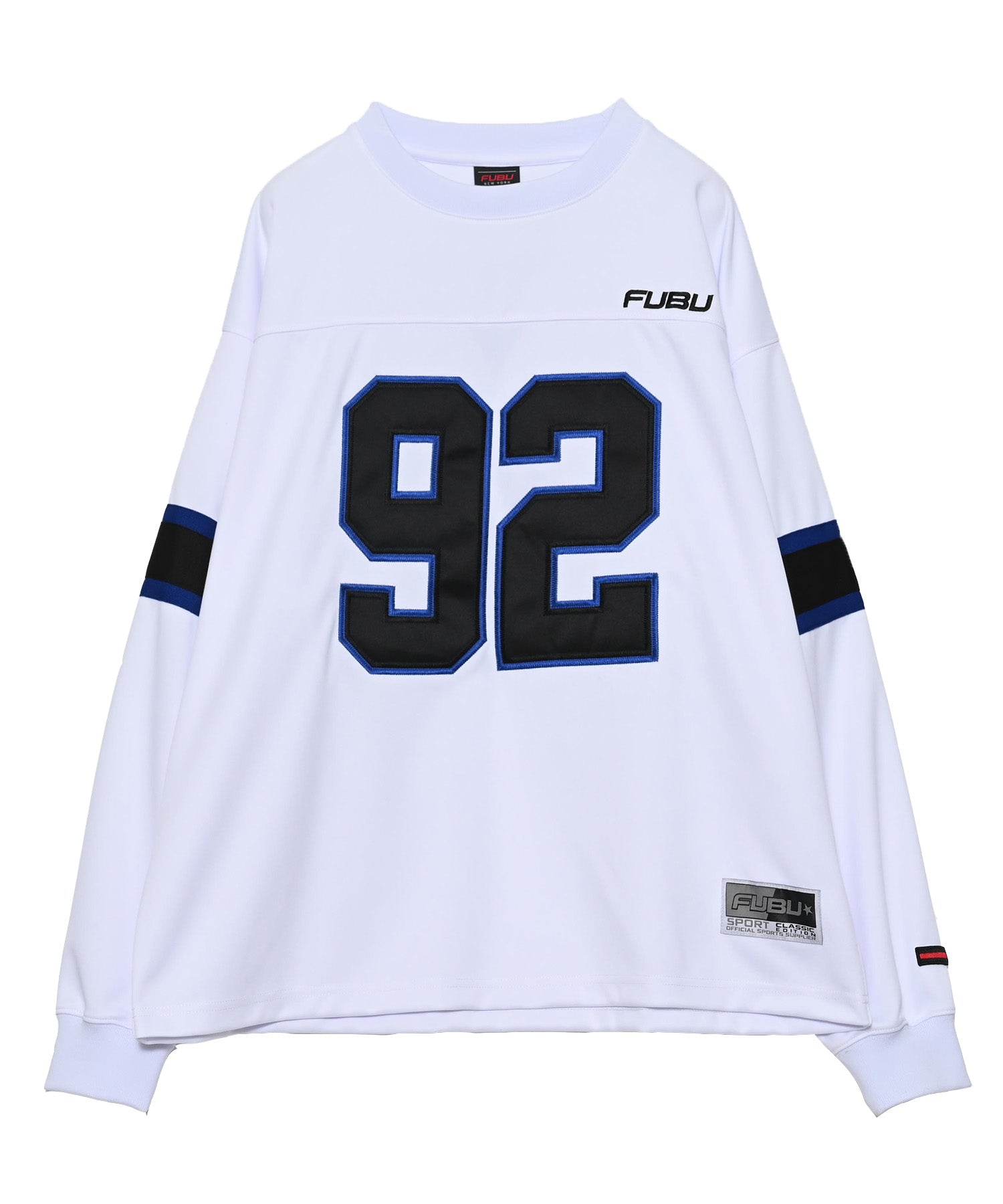 FUBU フブ フットボールシャツ。FUBUはアメリカの代表的なHIPHOP