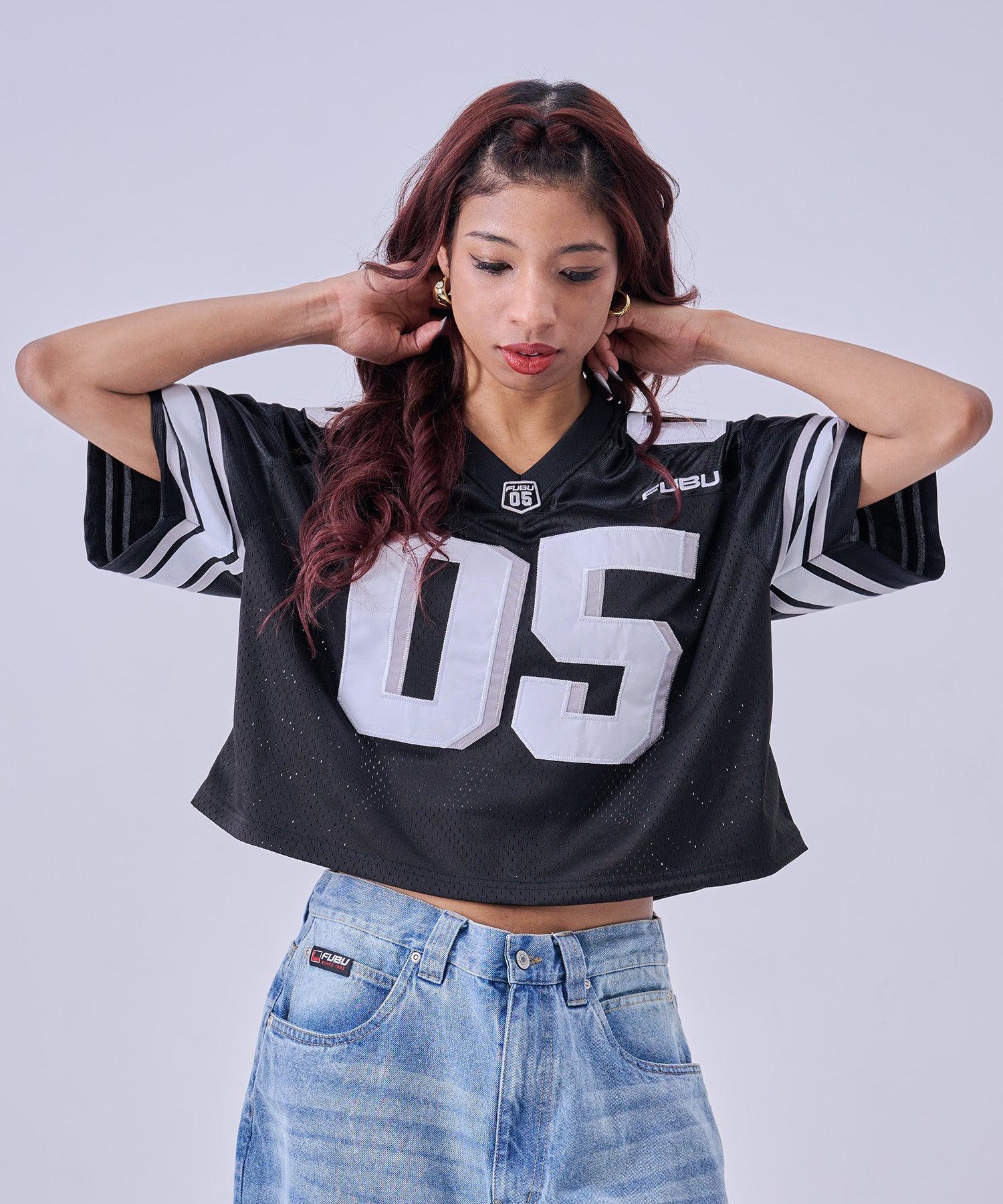 FUBU フブ ゲームシャツ。FUBUはアメリカの代表的なHIPHOP FASHION