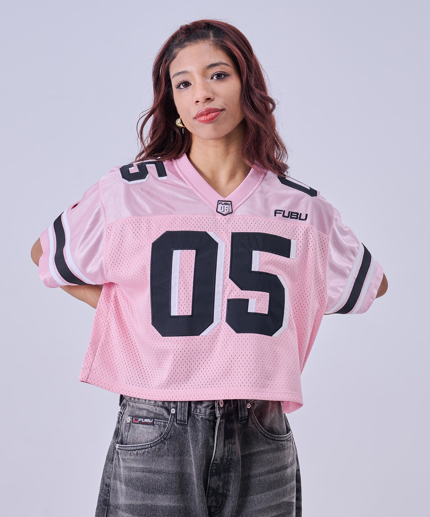 FUBU フブ ゲームシャツ。FUBUはアメリカの代表的なHIPHOP FASHION