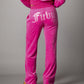 【NEW】RHINESTONE VELOR PANTS/ラインストーンベロアパンツ【FAL-62540】