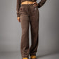 【NEW】RHINESTONE VELOR PANTS/ラインストーンベロアパンツ【FAL-62540】
