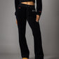 【NEW】RHINESTONE VELOR PANTS/ラインストーンベロアパンツ【FAL-62540】