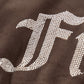 【NEW】RHINESTONE VELOR ZIP HOODIE/ラインストーンベロアジップフーディー【FAL-62740】