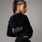 【NEW】RHINESTONE VELOR ZIP HOODIE/ラインストーンベロアジップフーディー【FAL-62740】