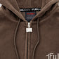 【NEW】RHINESTONE VELOR ZIP HOODIE/ラインストーンベロアジップフーディー【FAL-62740】