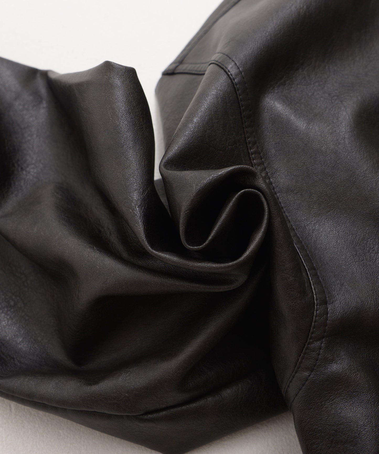 FAUX LEATHER STUDS PATCH JACKET/フェイクレザー スタンドパッチ ジャケット【FAM-52302】