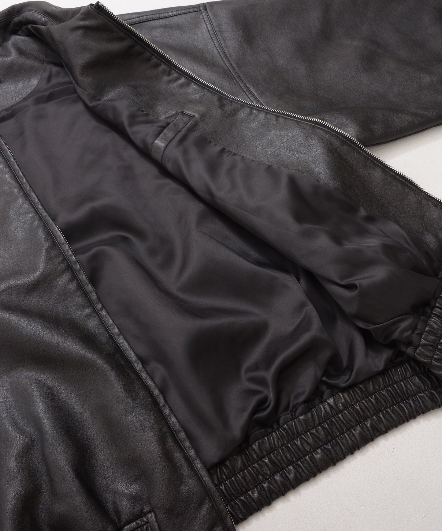 FAUX LEATHER STUDS PATCH JACKET/フェイクレザー スタンドパッチ ジャケット【FAM-52302】