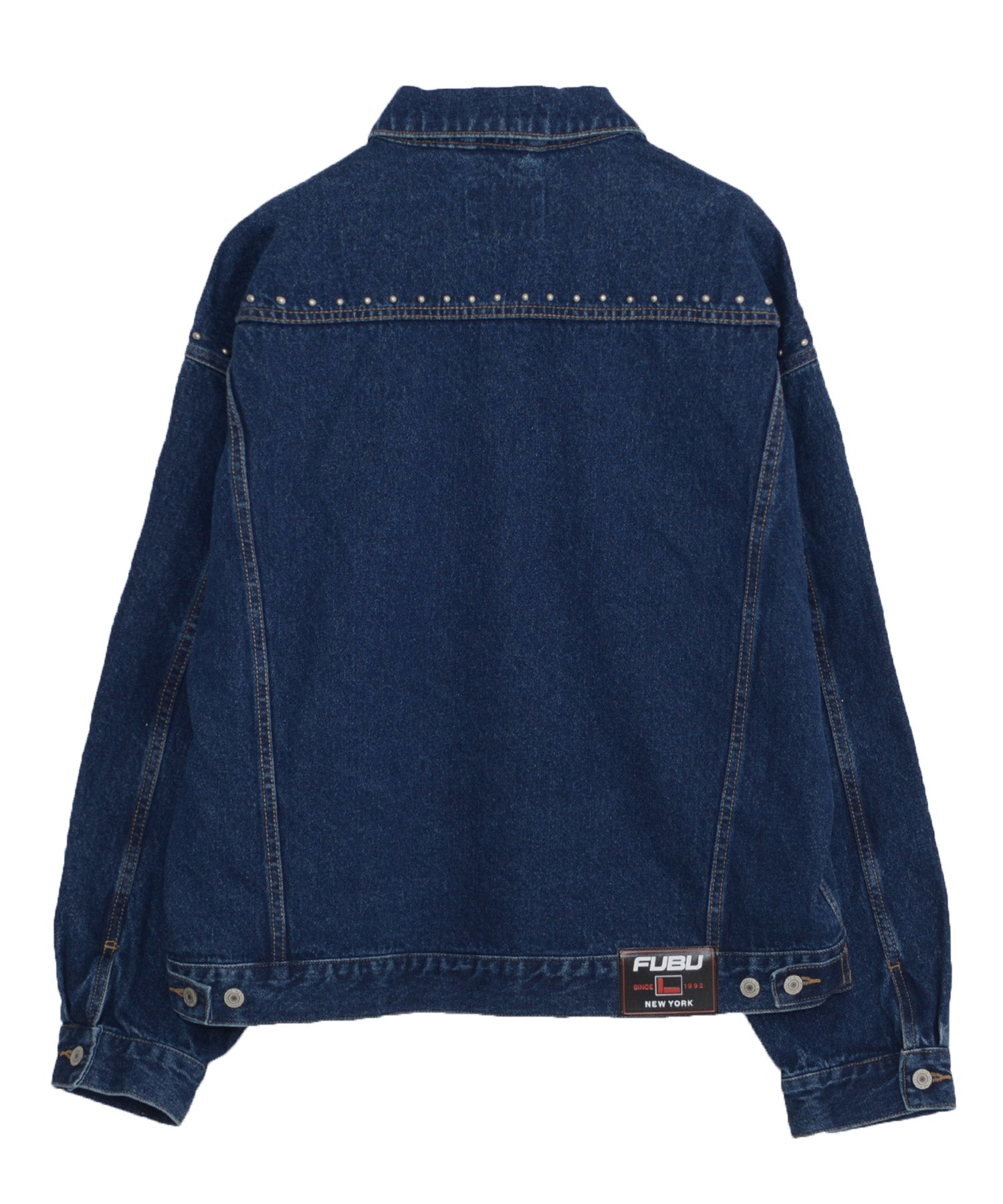 FUBU フブ スタッズ コットン デニム ジャケット ジャンパー Gジャン