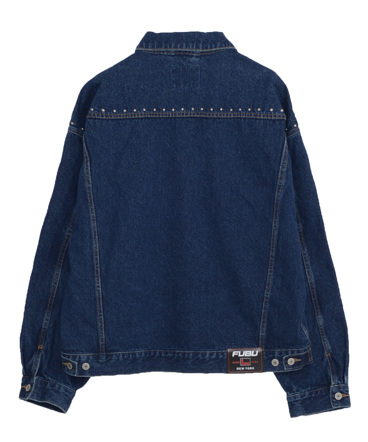 【年末SALE30%OFF】STUDS DENIM JACKET/スタッド付きデニムジャケット【FAM-52309】