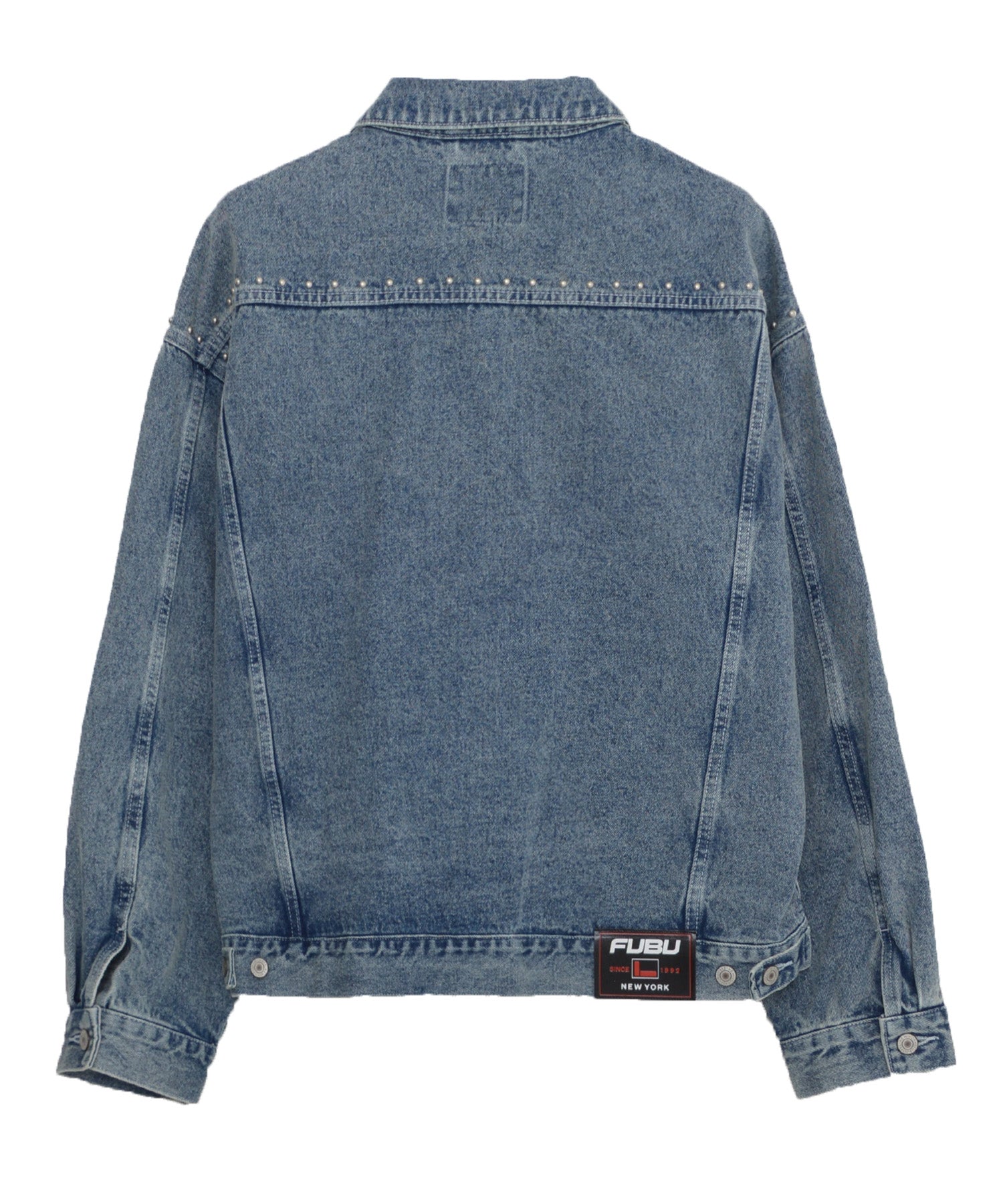 FUBU フブ スタッズ コットン デニム ジャケット ジャンパー Gジャン