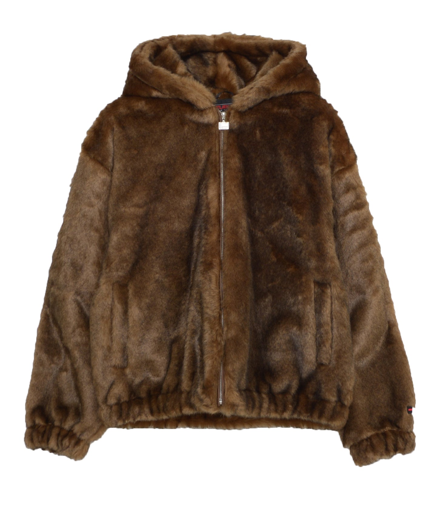 FAUX FAR HOODED JACKET/フェイクファー フード ジャケット【FAM-52311】