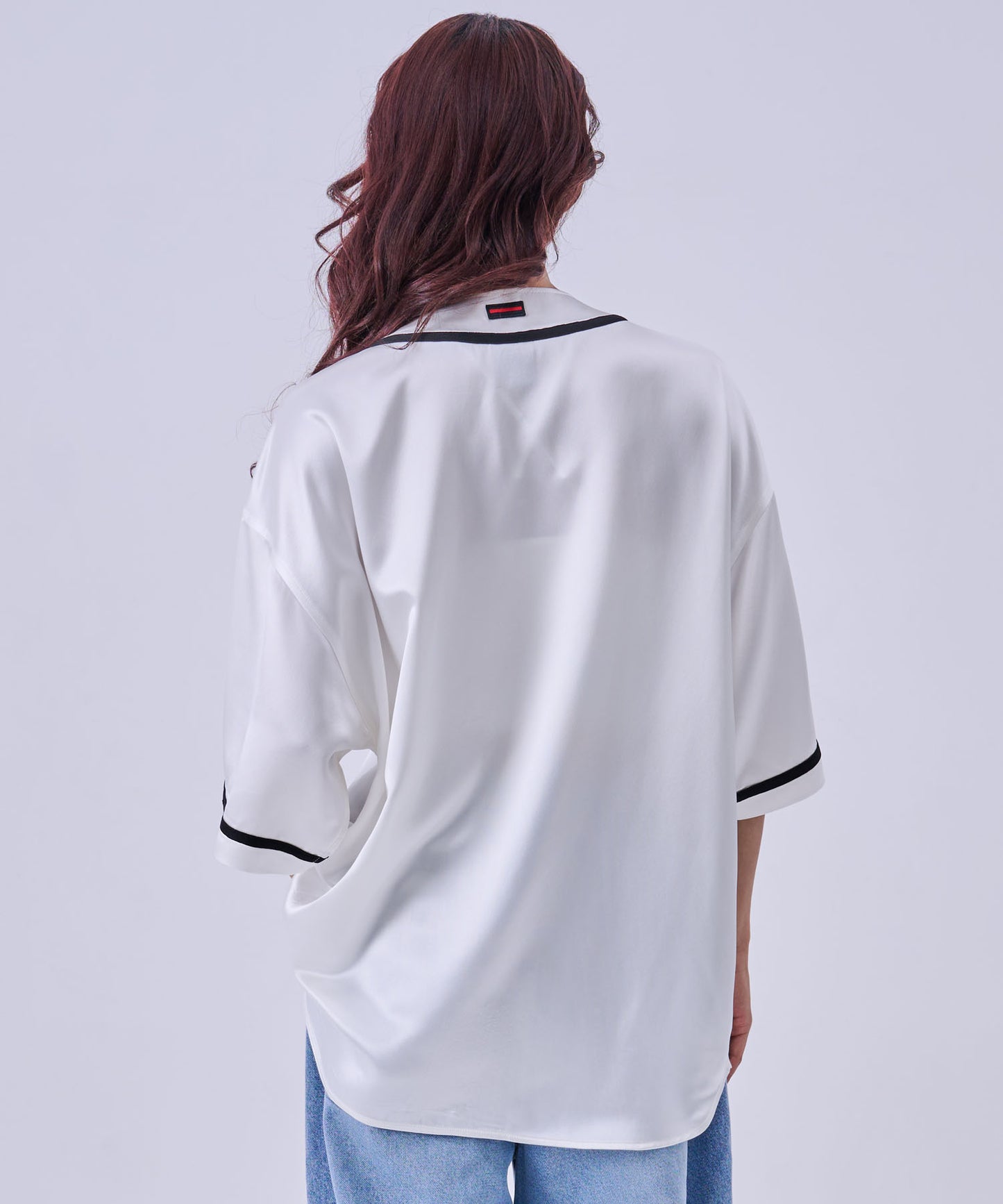 【NEW】SATIN BASEBALL SHIRTS/サテン ベースボールシャツ【FAM-61100】