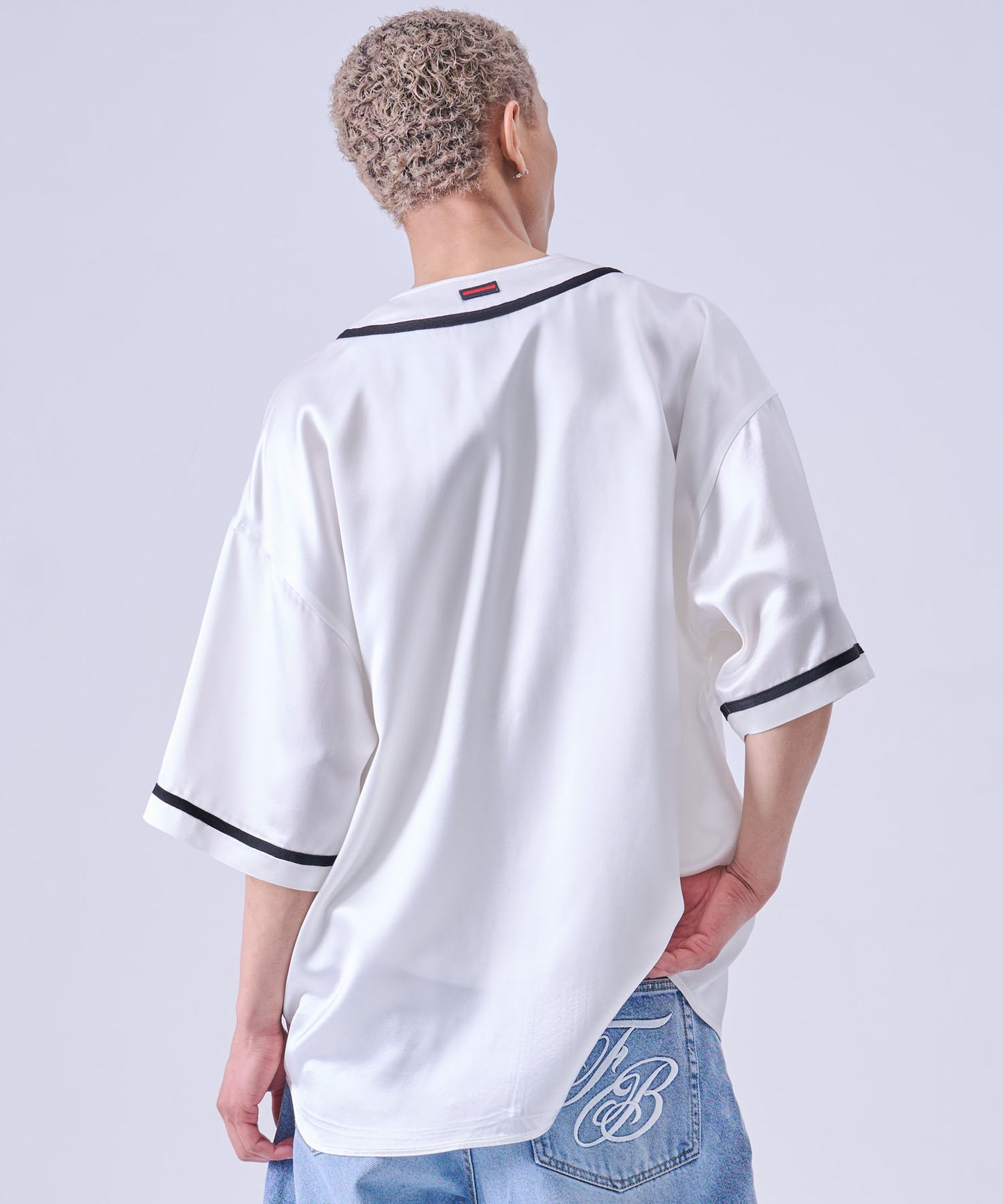 【NEW】SATIN BASEBALL SHIRTS/サテン ベースボールシャツ【FAM-61100】