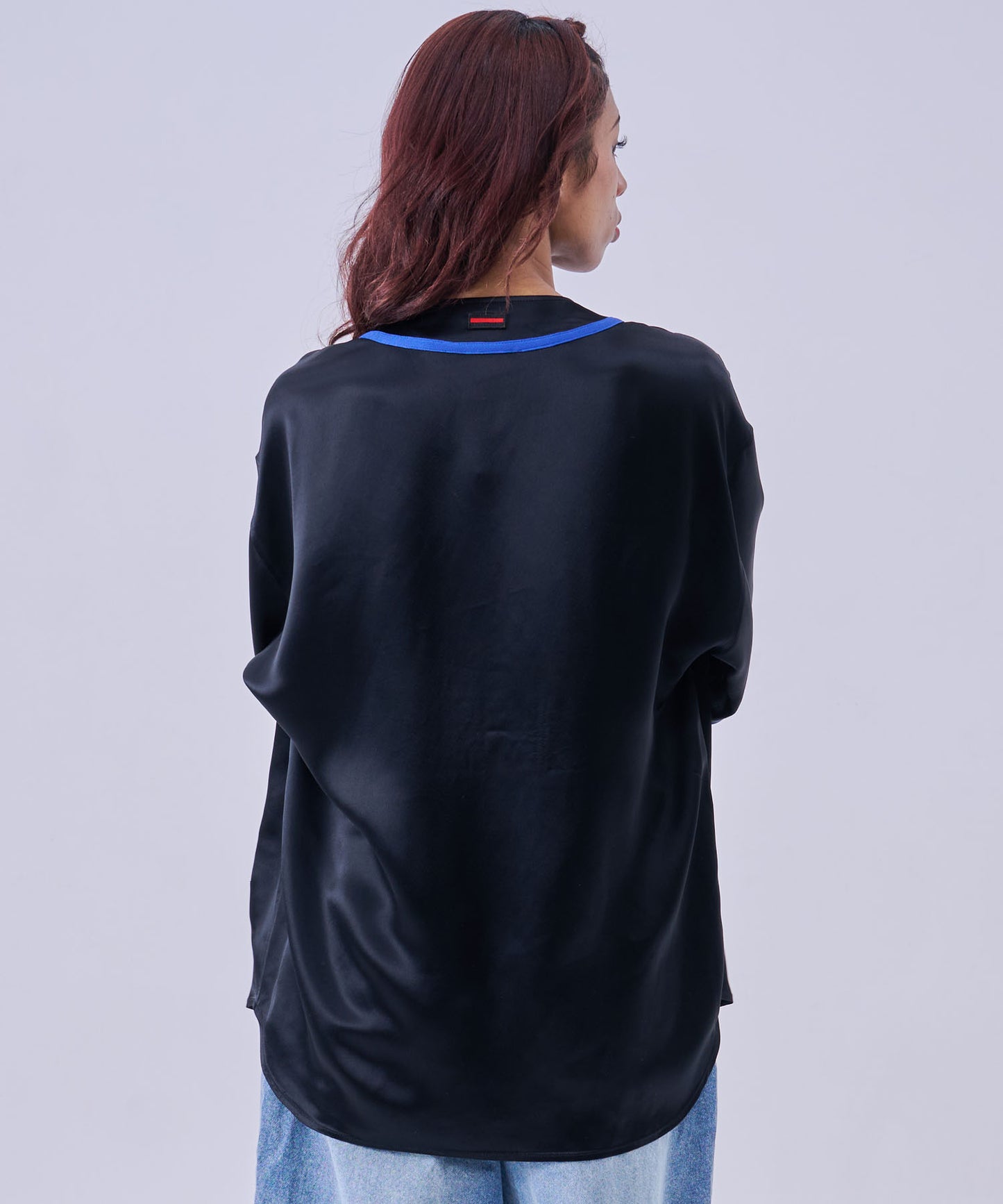 【NEW】SATIN BASEBALL SHIRTS/サテン ベースボールシャツ【FAM-61100】