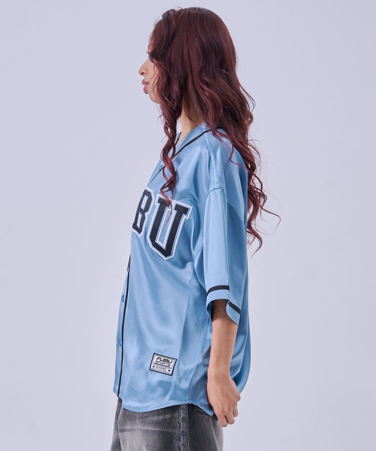 【NEW】SATIN BASEBALL SHIRTS/サテン ベースボールシャツ【FAM-61100】