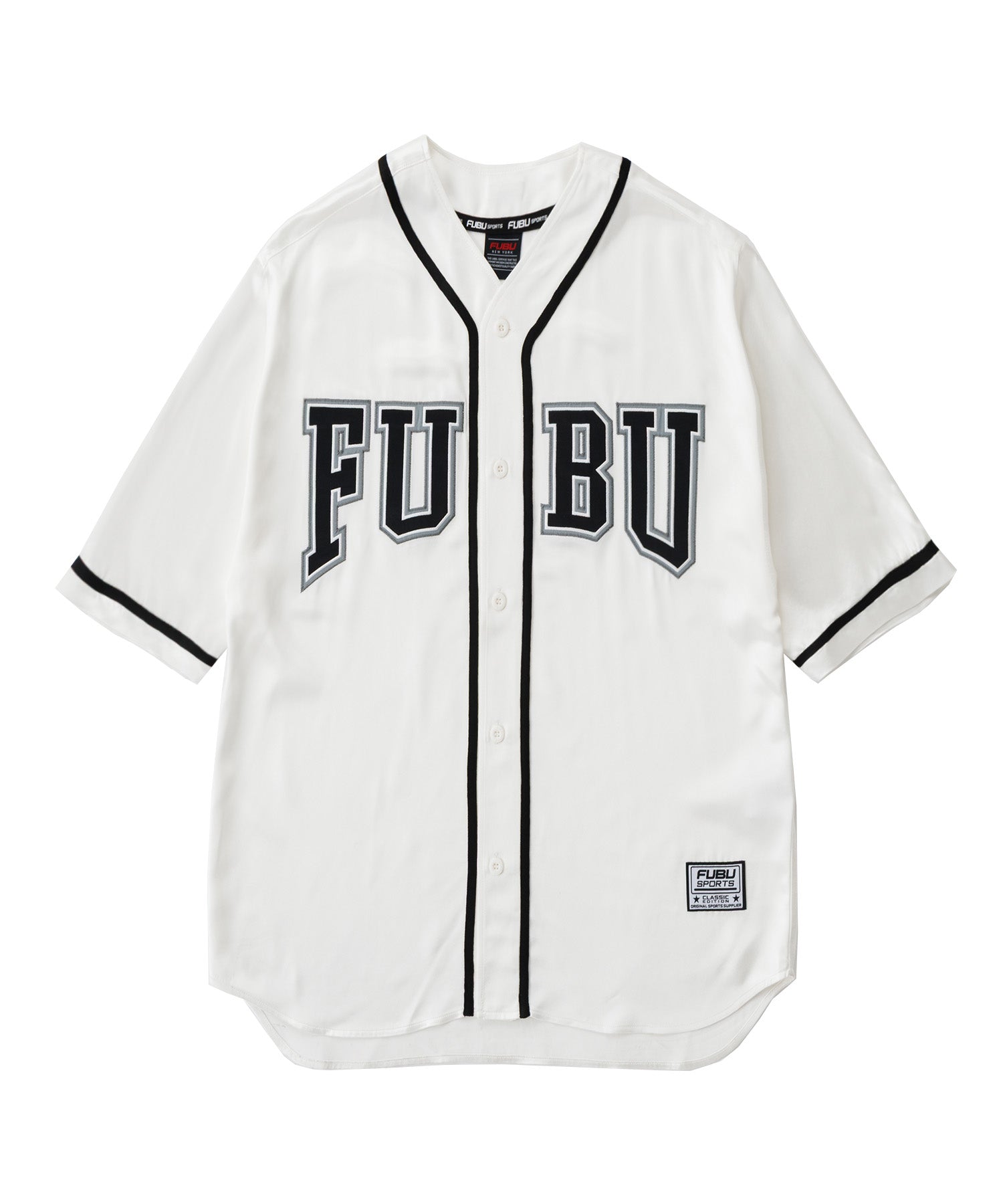 FUBU フブ ベースボールシャツ。FUBUはアメリカの代表的なHIPHOP