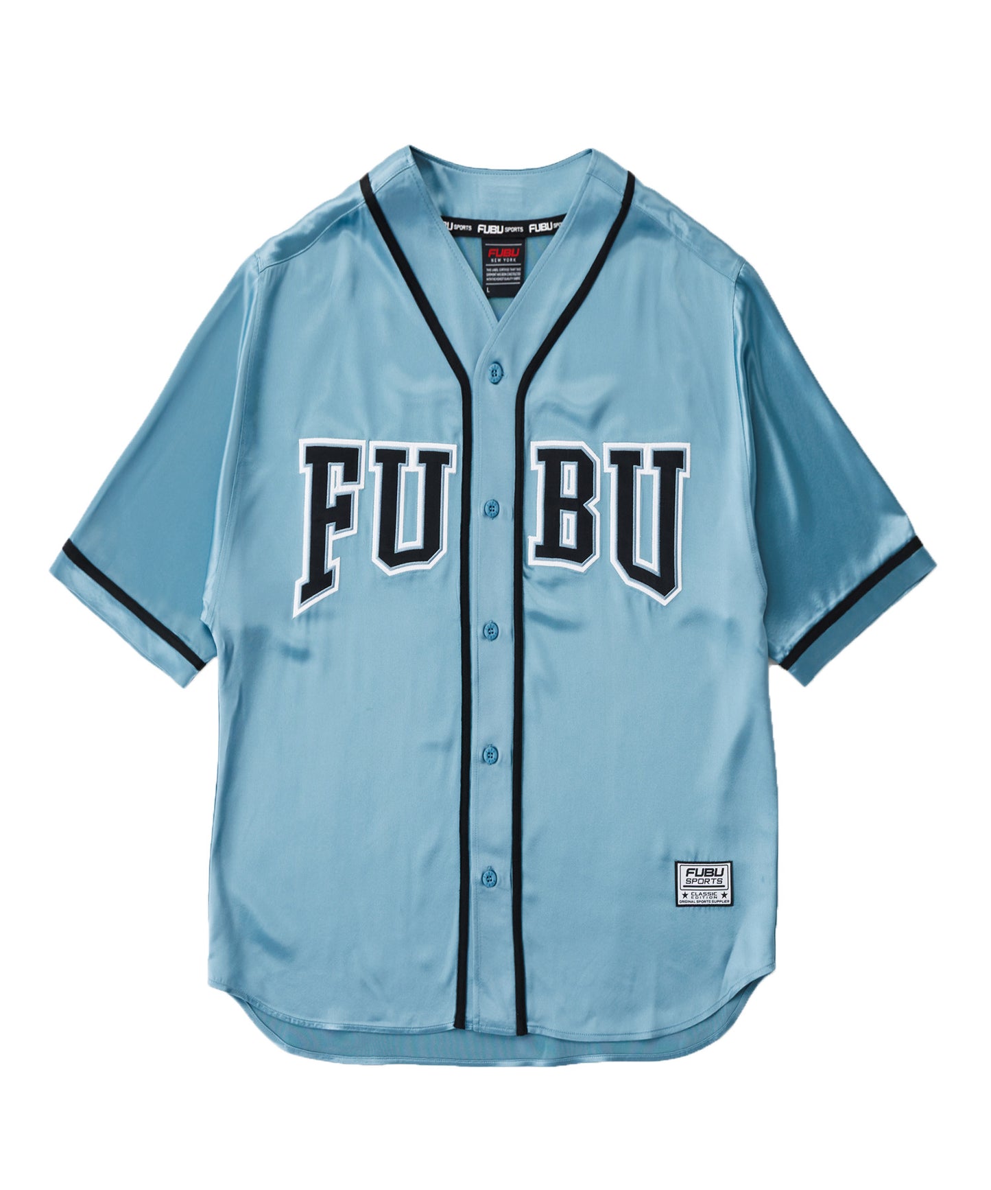 【NEW】SATIN BASEBALL SHIRTS/サテン ベースボールシャツ【FAM-61100】