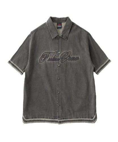 【NEW】DENIM WARM UP SHIRTS/デニムウォームアップシャツ【FAM-61101】
