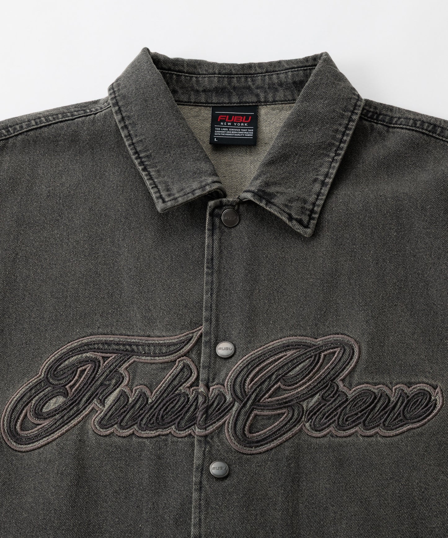 【NEW】DENIM WARM UP SHIRTS/デニムウォームアップシャツ【FAM-61101】
