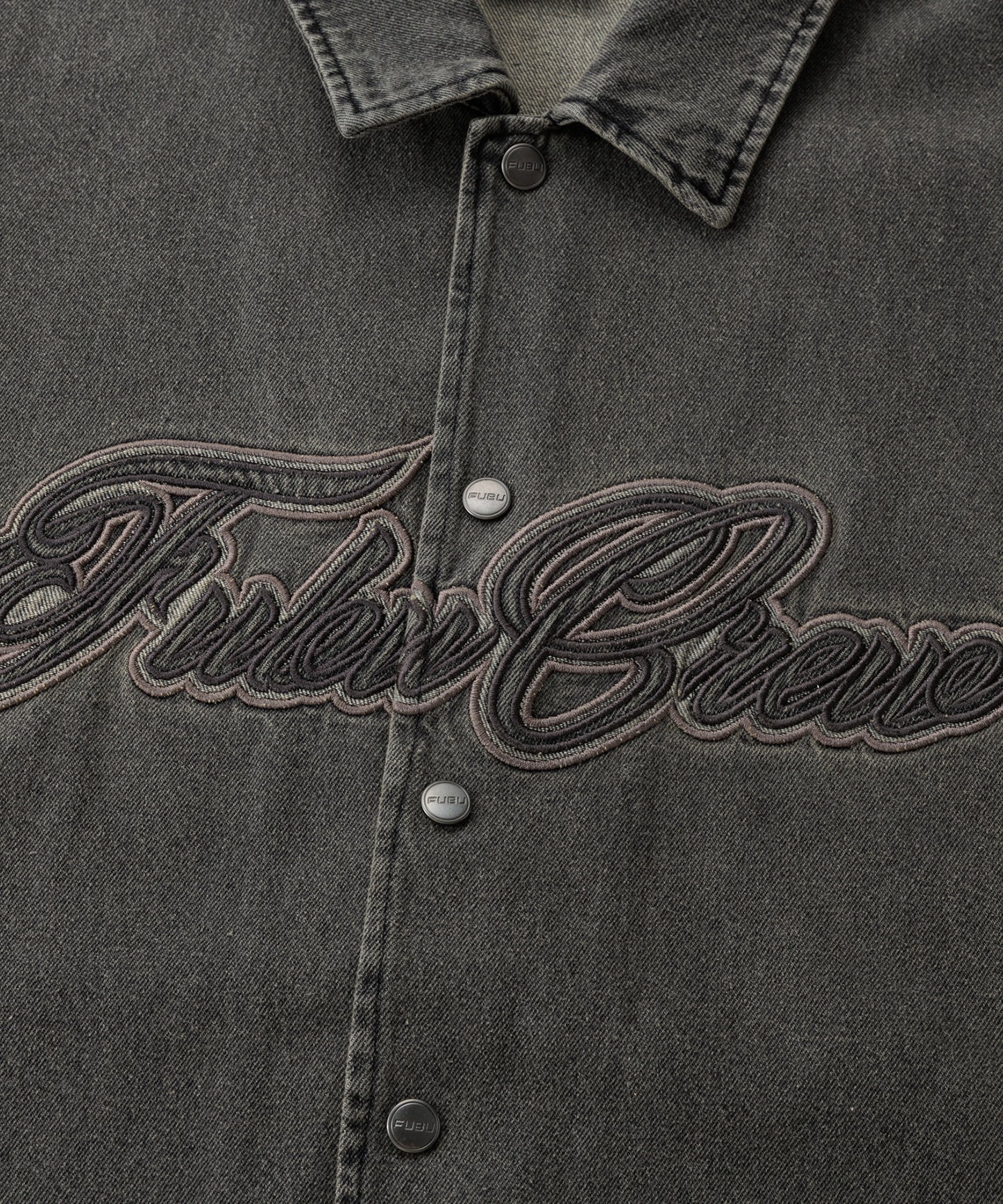 【NEW】DENIM WARM UP SHIRTS/デニムウォームアップシャツ【FAM-61101】