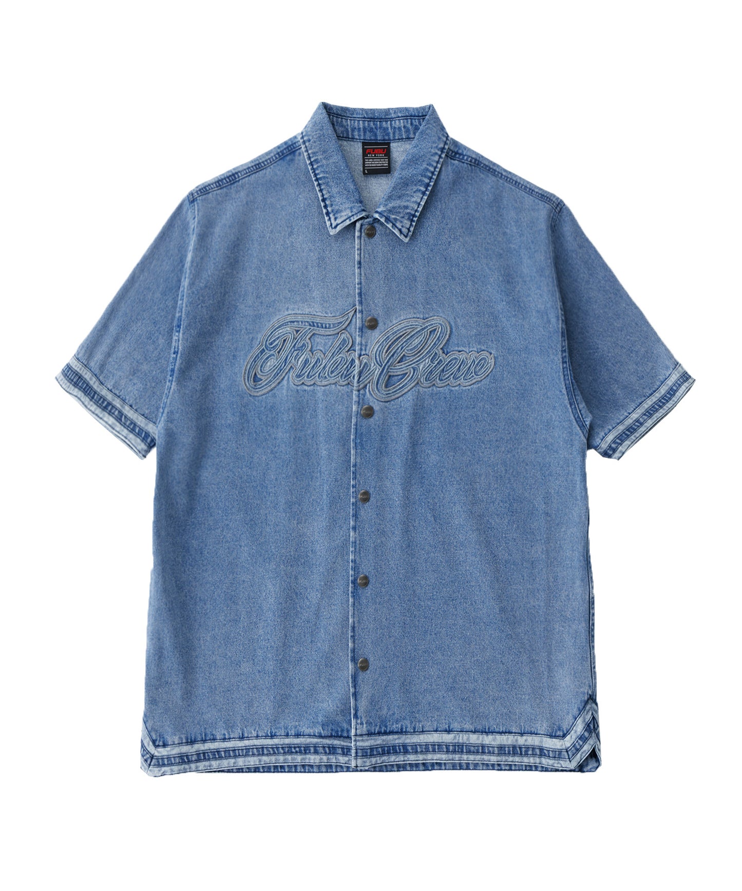 【NEW】DENIM WARM UP SHIRTS/デニムウォームアップシャツ【FAM-61101】