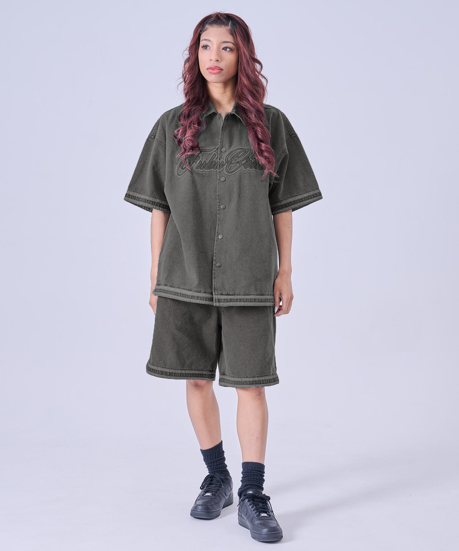 FUBU 05 ウォームアップウェア セット HIPHOP FUBU フブ デニムウォームアップシャツ。FUBUはアメリカの代表的な