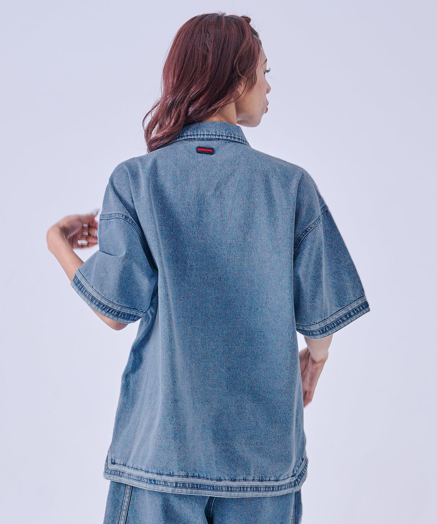 【NEW】DENIM WARM UP SHIRTS/デニムウォームアップシャツ【FAM-61101】
