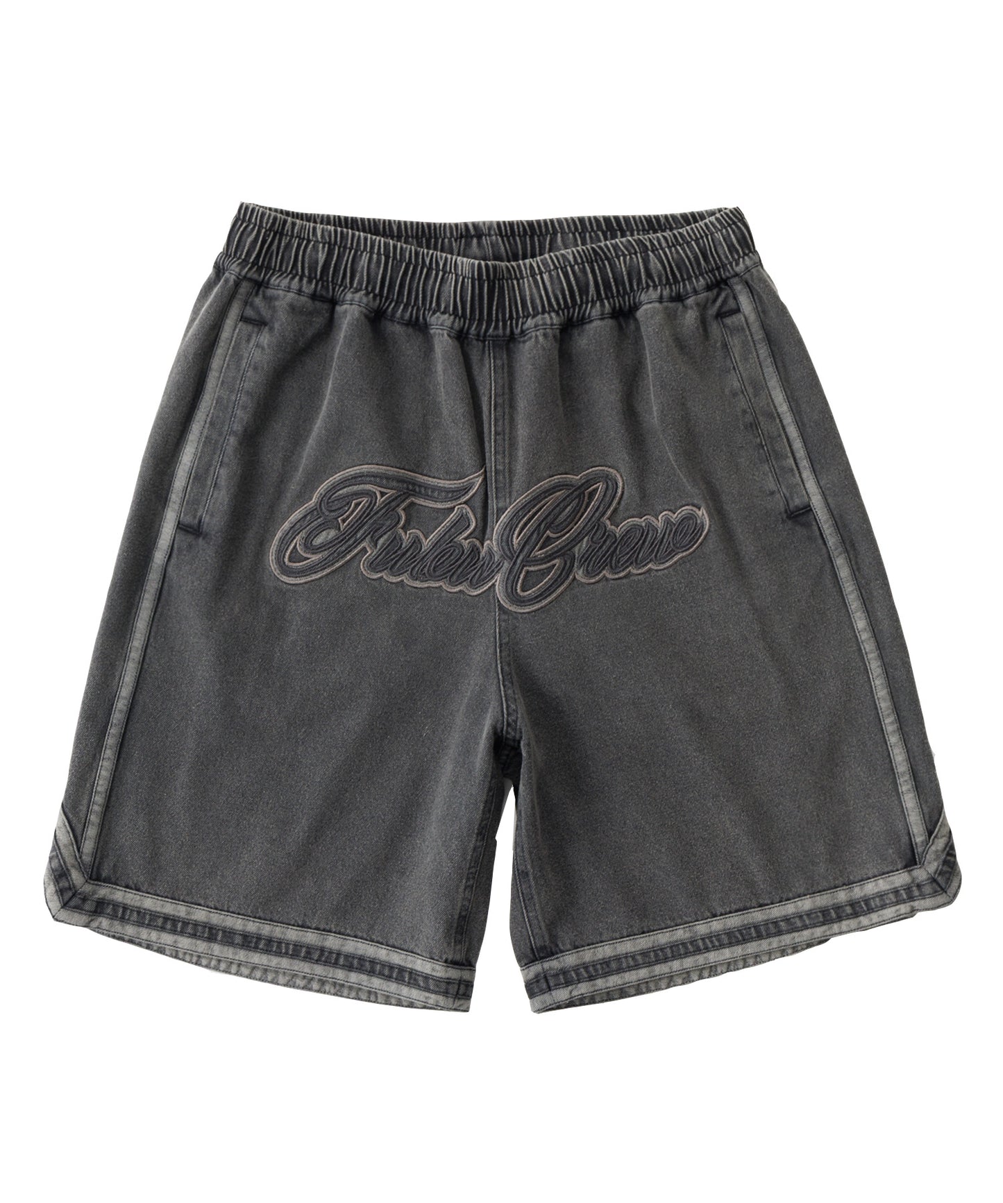 【NEW】DENIM WARM UP SHORTS/デニムバギーショーツ【FAM-61506】