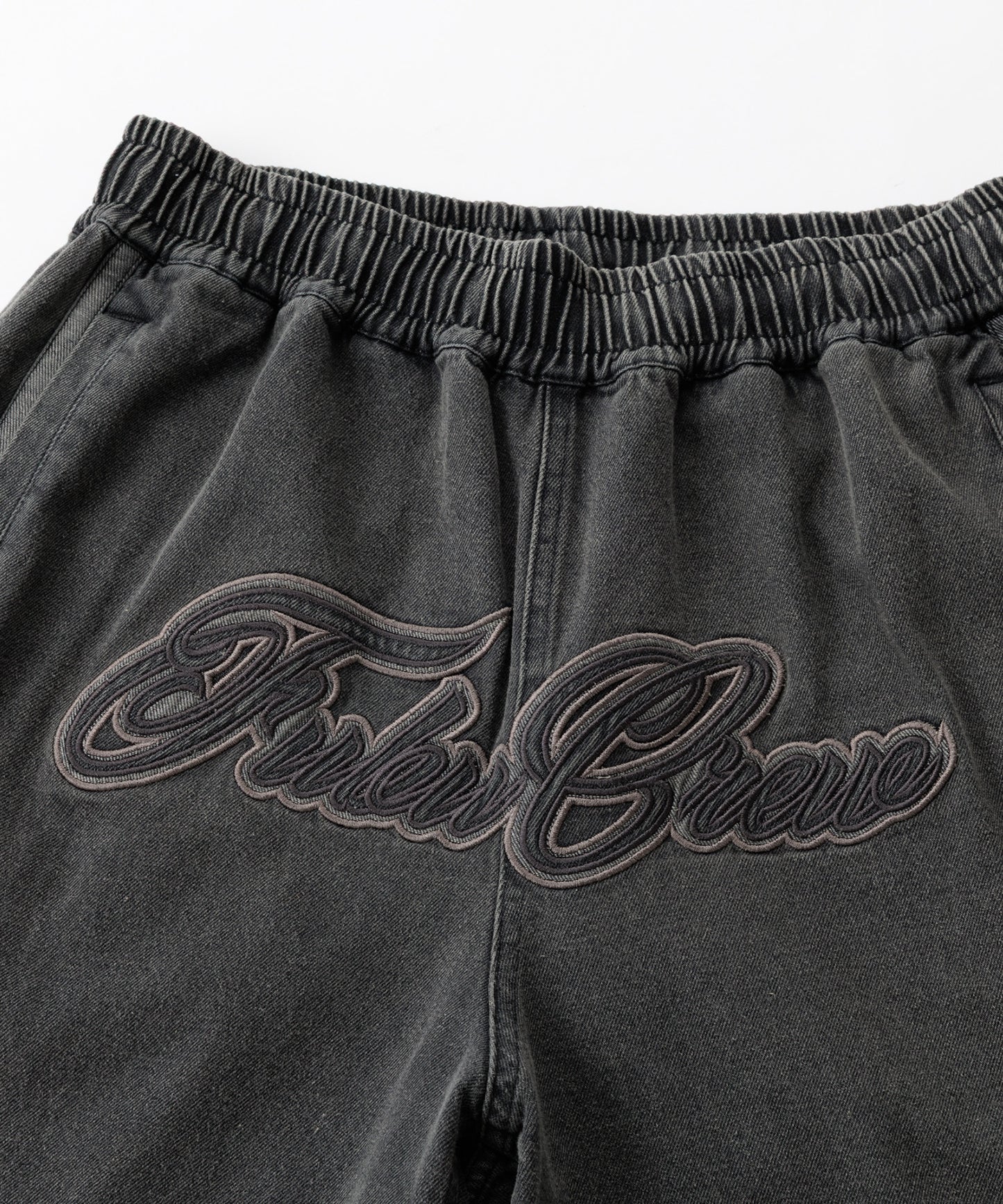 【NEW】DENIM WARM UP SHORTS/デニムバギーショーツ【FAM-61506】