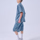 【NEW】DENIM WARM UP SHORTS/デニムバギーショーツ【FAM-61506】