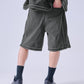 【NEW】DENIM WARM UP SHORTS/デニムバギーショーツ【FAM-61506】