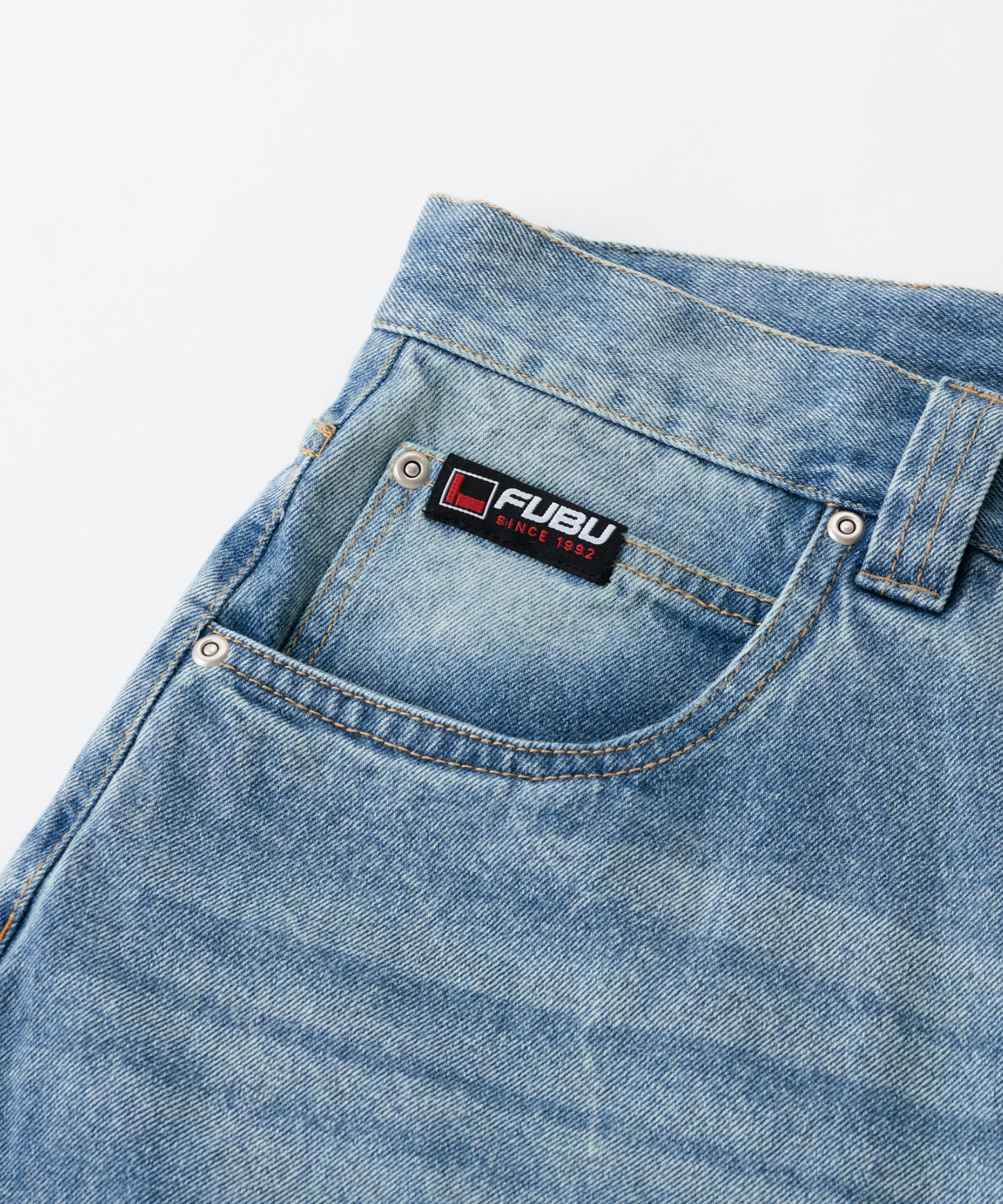 【NEW】DENIM BUGGY SHORTS/デニムバギーショーツ【FAM-61507】