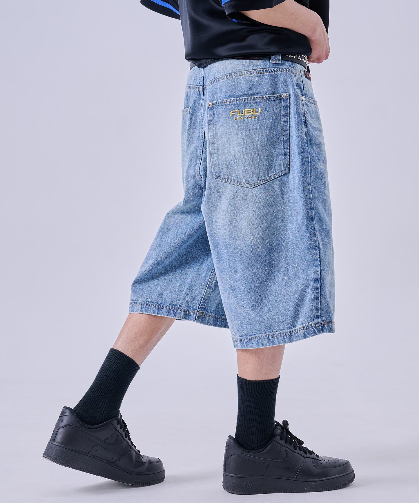 【NEW】DENIM BUGGY SHORTS/デニムバギーショーツ【FAM-61507】