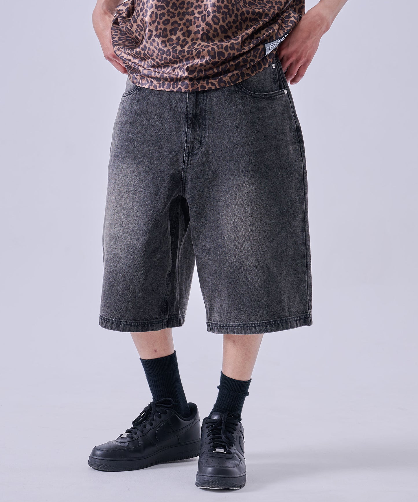【NEW】DENIM BUGGY SHORTS/デニムバギーショーツ【FAM-61507】