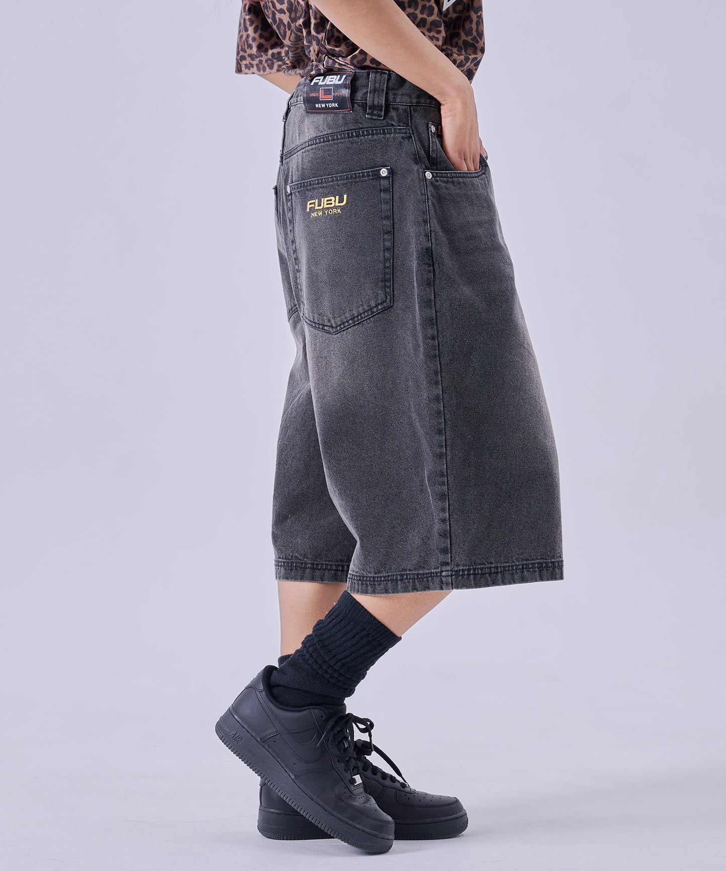 【NEW】DENIM BUGGY SHORTS/デニムバギーショーツ【FAM-61507】