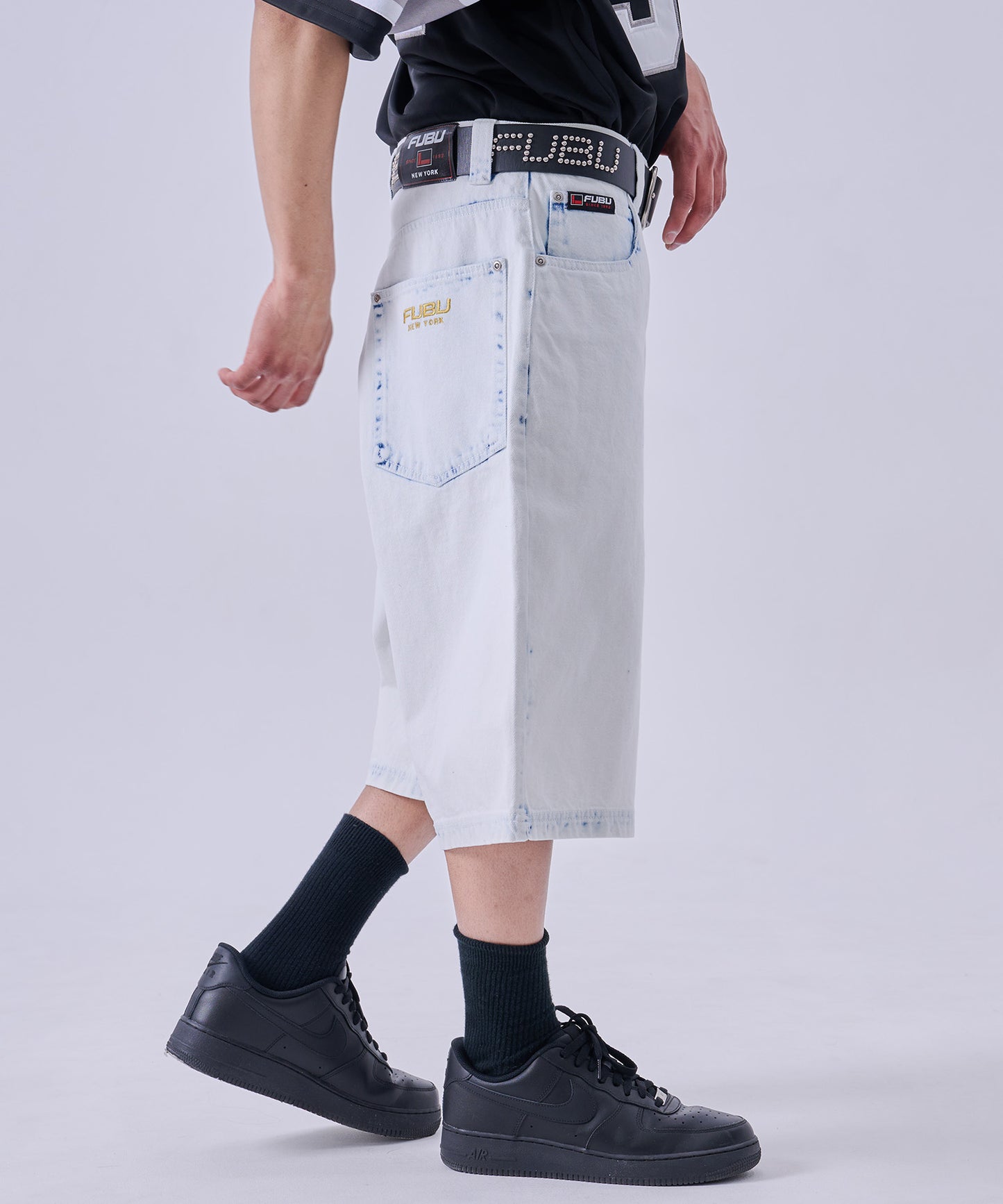 【NEW】DENIM BUGGY SHORTS/デニムバギーショーツ【FAM-61507】