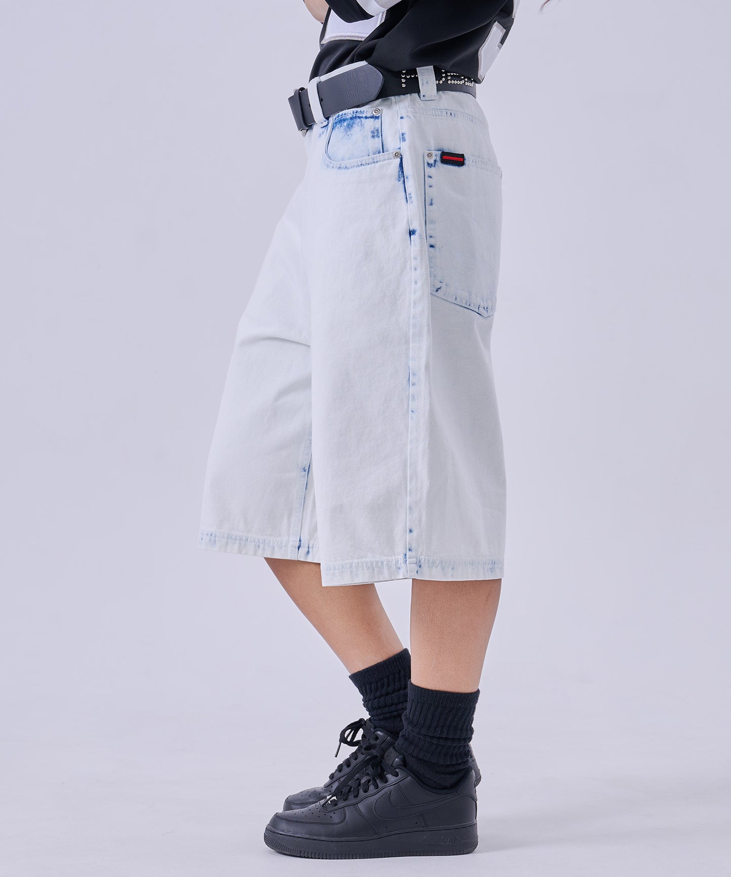 【NEW】DENIM BUGGY SHORTS/デニムバギーショーツ【FAM-61507】